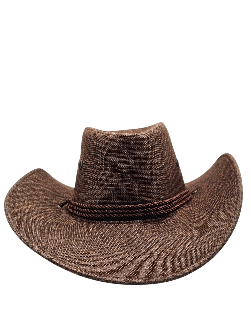 Unisex Western Sunshade Beach Linen Straw Cowboy Hat